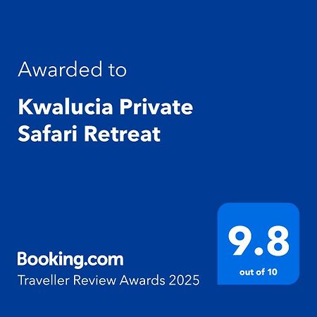 Hotel Kwalucia Private Safari Retreat Saint Lucia Estuary Exterior foto