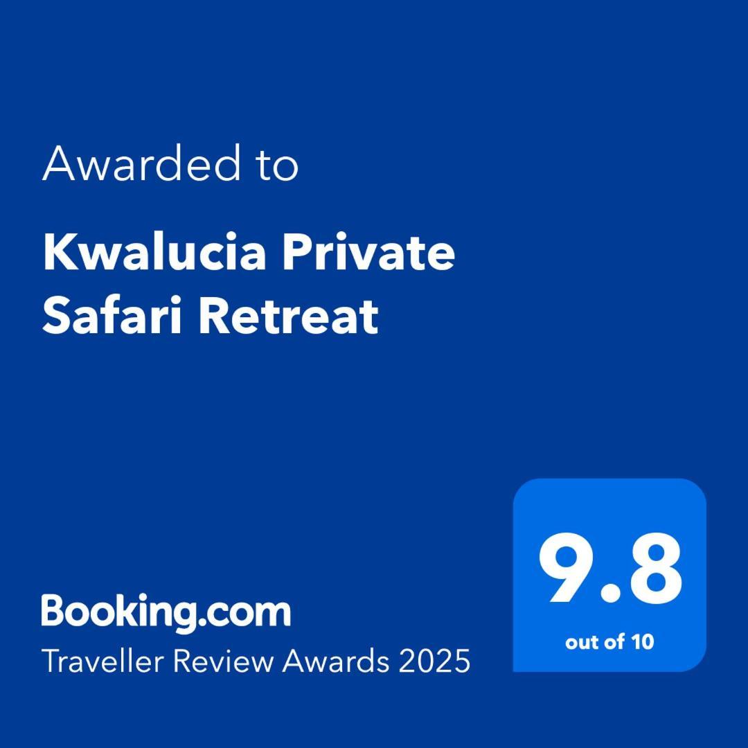 Hotel Kwalucia Private Safari Retreat Saint Lucia Estuary Exterior foto